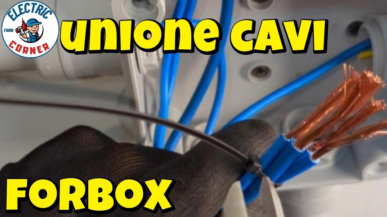 come unire i cavi con i forbox scatole di derivazione #Pubblicità