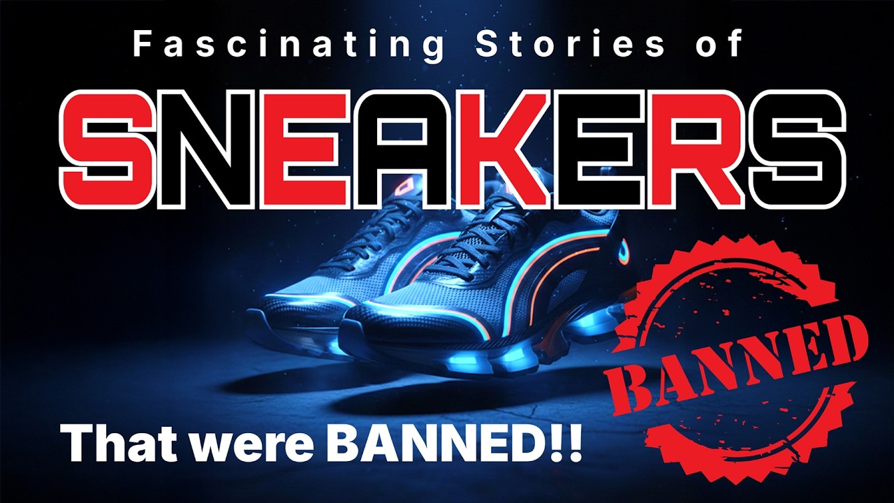 Sneakers that were Banned!! #trivia #sneakers #sneakerhead #sneakernews