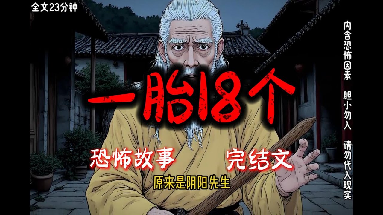 《一胎18个》23分钟 哄睡悬疑故事已完结。#沈美书屋 #悬疑恐怖故事#一口气看完系列#完结文#哄睡神器#民间故事