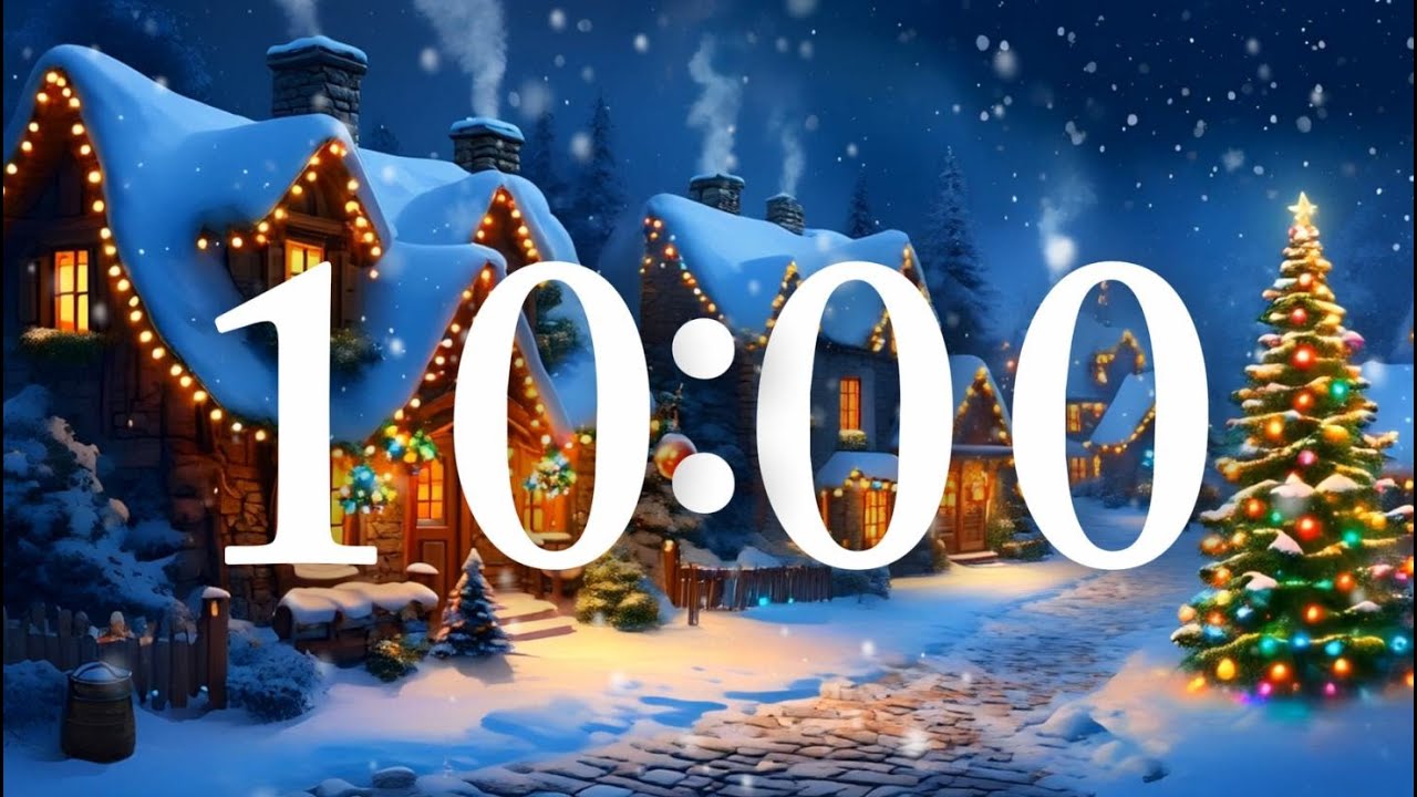Cozy 10 Minute Christmas Timer with Peaceful Music 🎄