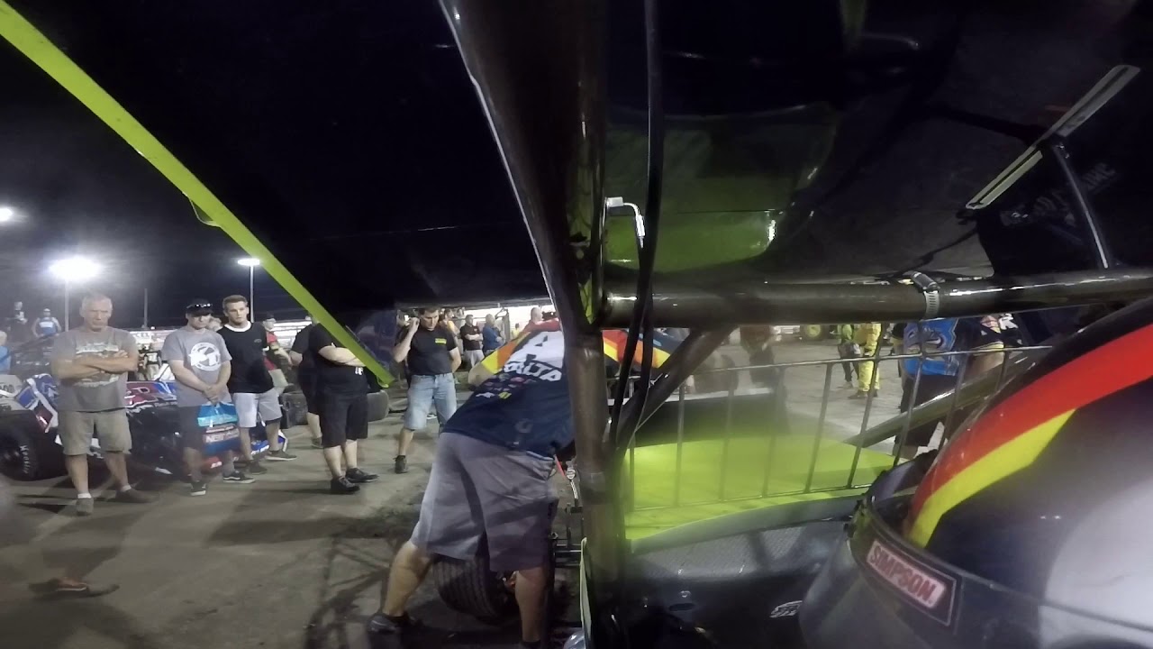 2019 Knoxville Nationals David Gravel (in-car Saturday night)