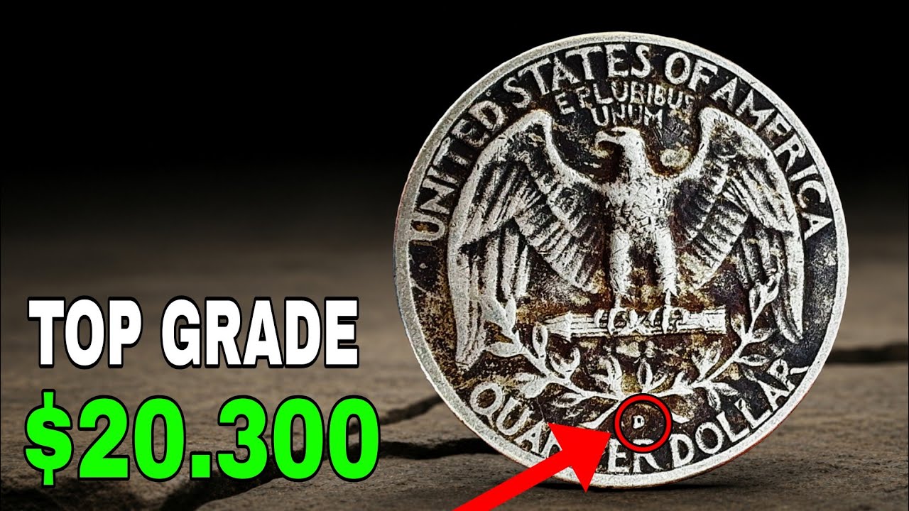 If Your Old Black Washington Quarters Looks Like This, Stop Immediately ($300,000! Value)