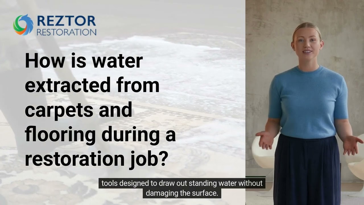 How is Water Extracted from Carpets and Flooring During a Restoration Job