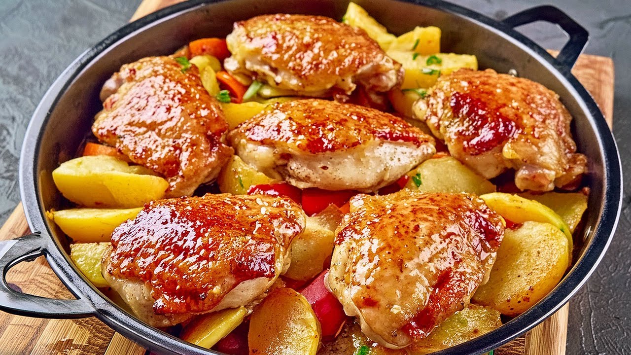 Готовьте куриные бедра только после того, как увидите этот рецепт! Я готовлю дважды в день!