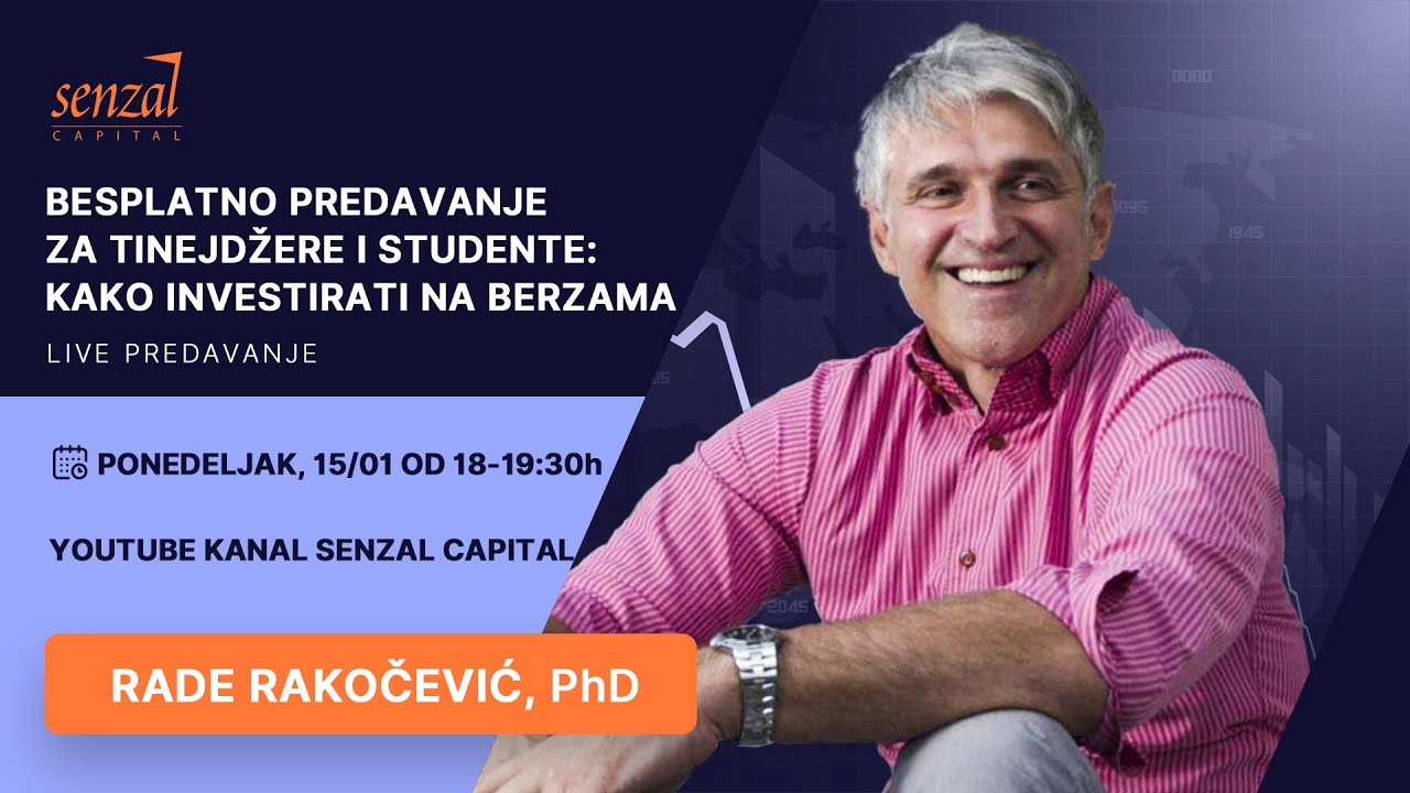 Kako investirati na berzama | dr Rade Rakočević