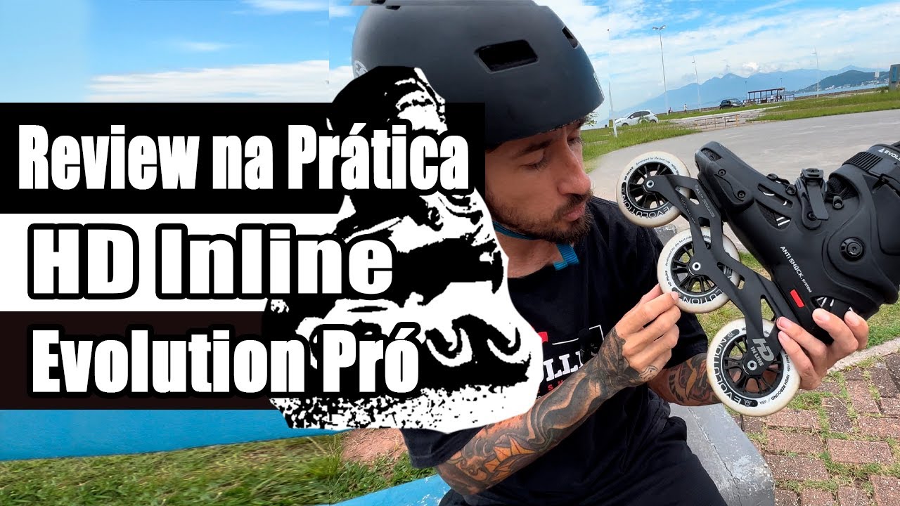 Review na pratica do patins HD Inline Evolution Pró! Felipe Zambardino