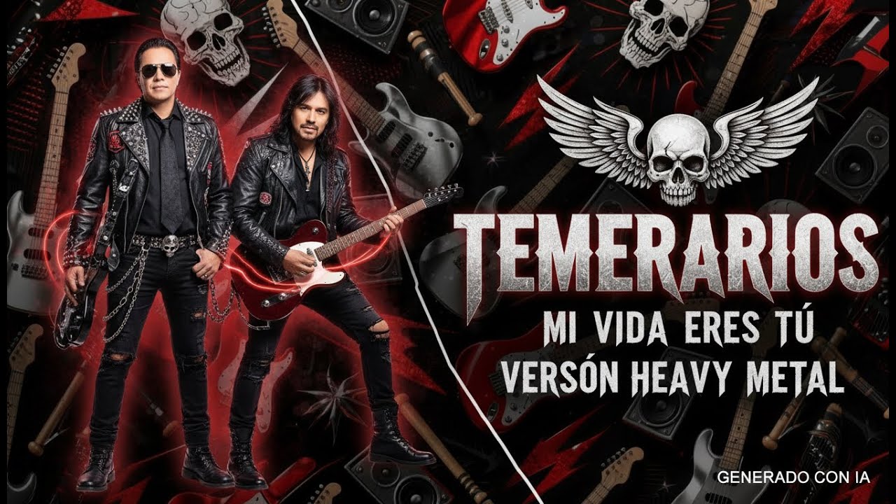 Los Temerarios – Mi Vida Eres Tú | Cover IA Heavy Metal noventero sentimental