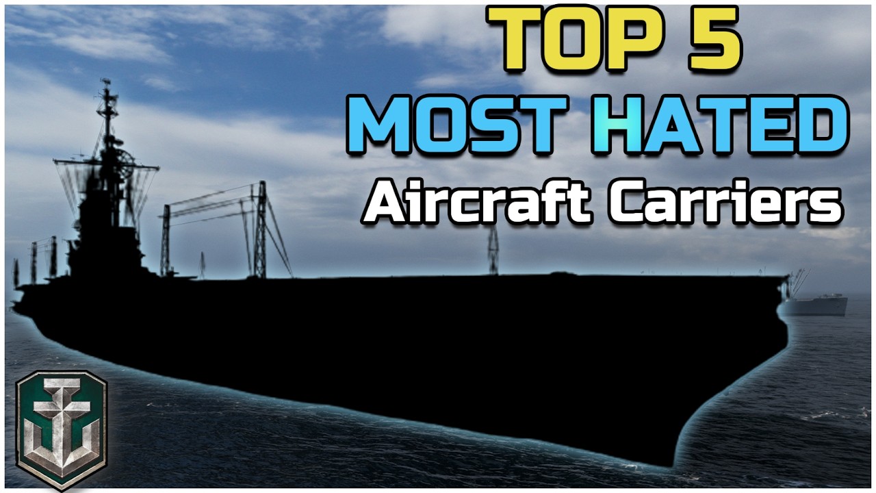 Top 5 Most hated Aircraft Carriers in 2025