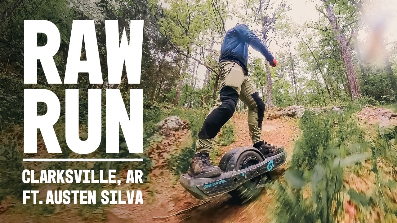 Onewheel Rips Red Lick Trails in Clarksville AR | RAW RUN