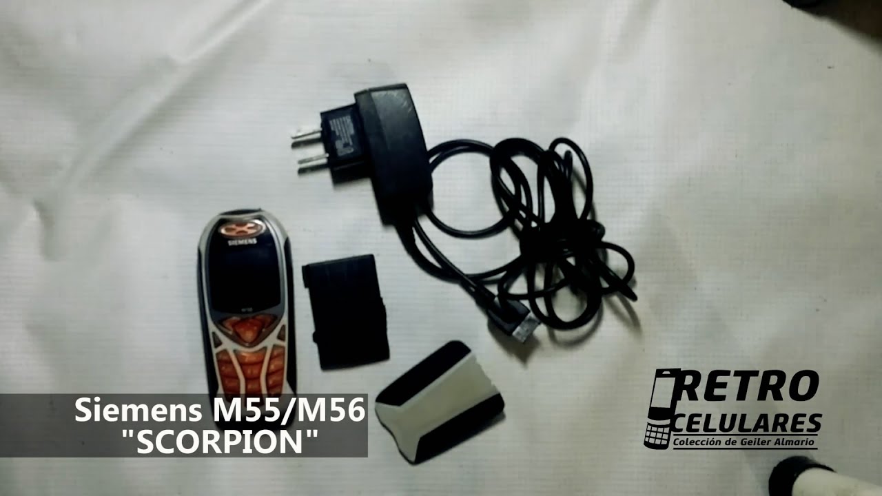 Siemens M55 M56 SCORPION Colección Celulares, antiguos, viejos old cell phones RETRO CELULARES