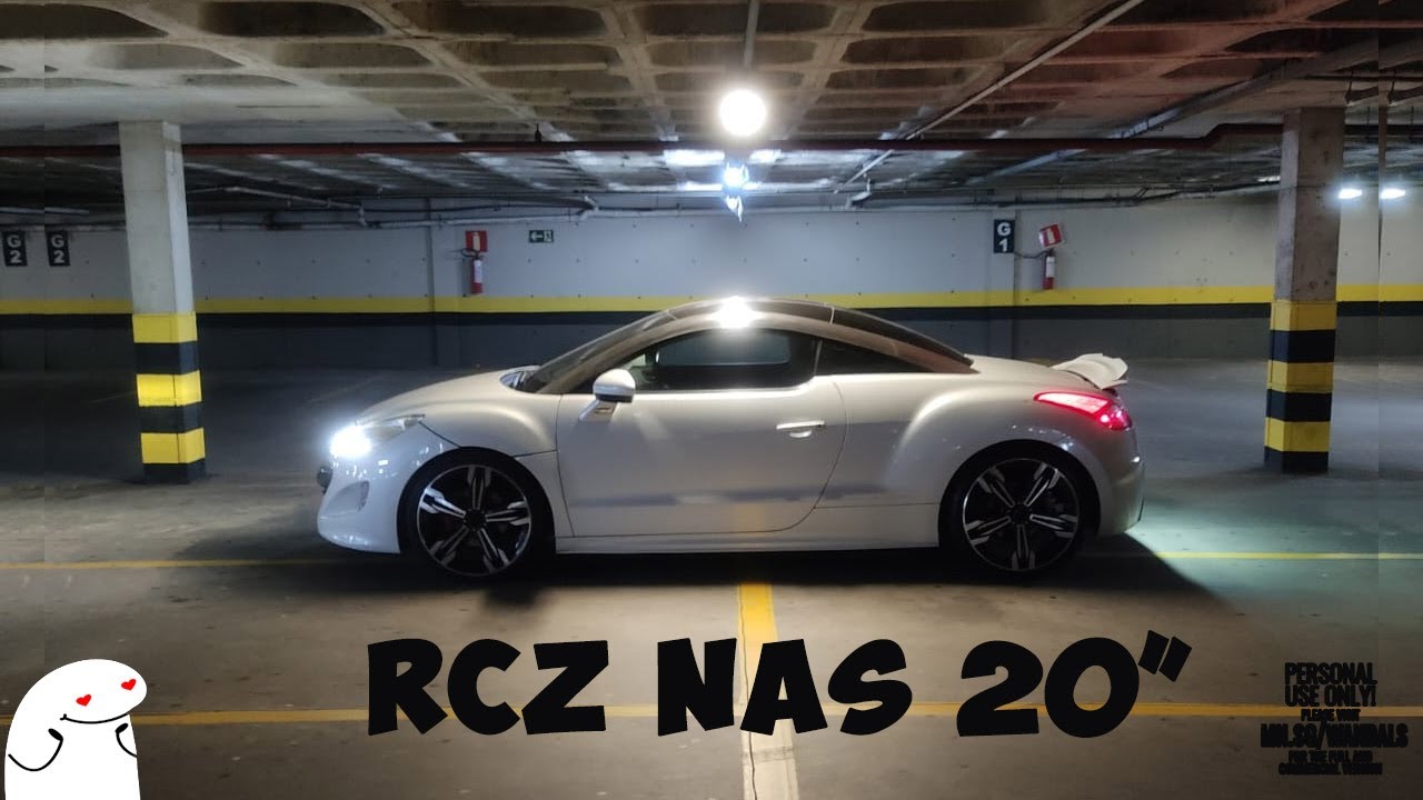 RCZ COM ESPAÇADOR E RODAS ARO 20