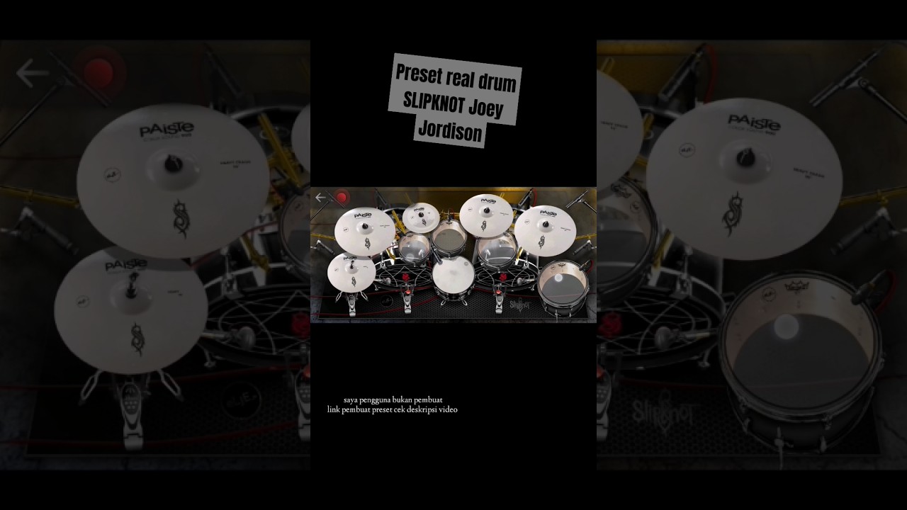 Test Real Drum Preset Kit Slipknot joey jordison#shorts #slipknot