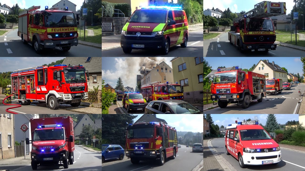 [DACHSTUHLBRAND] EINSATZFAHRTEN + EINSATZSTELLE IN LUGAU/ERZGEB. AM 02.09.2021