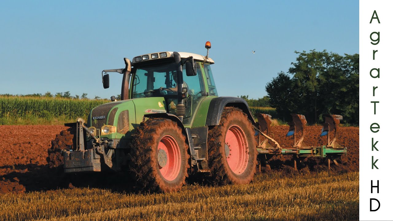 Fendt Favorit 916 Vario (ENGINE BOOST 210 BHP) + 820 Vario + 824 - Spreading & Plowing 2015