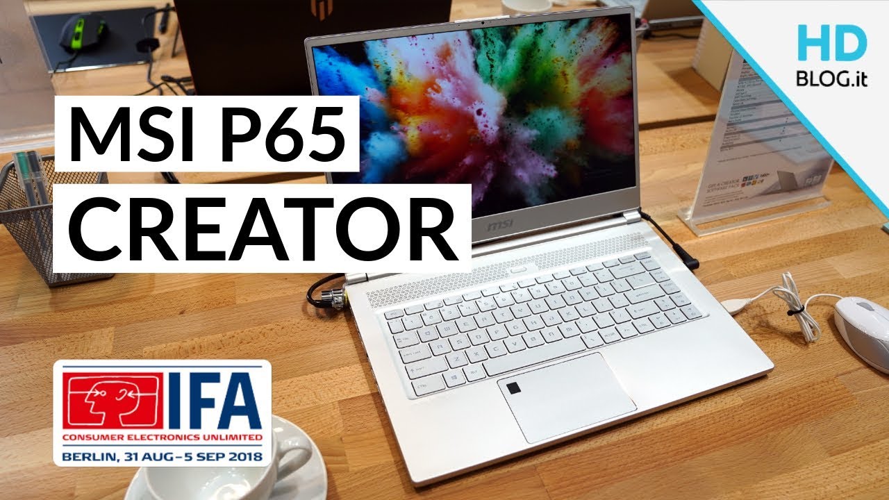 MSI P65 Creator: il LAPTOP più bello della fiera | ANTEPRIMA