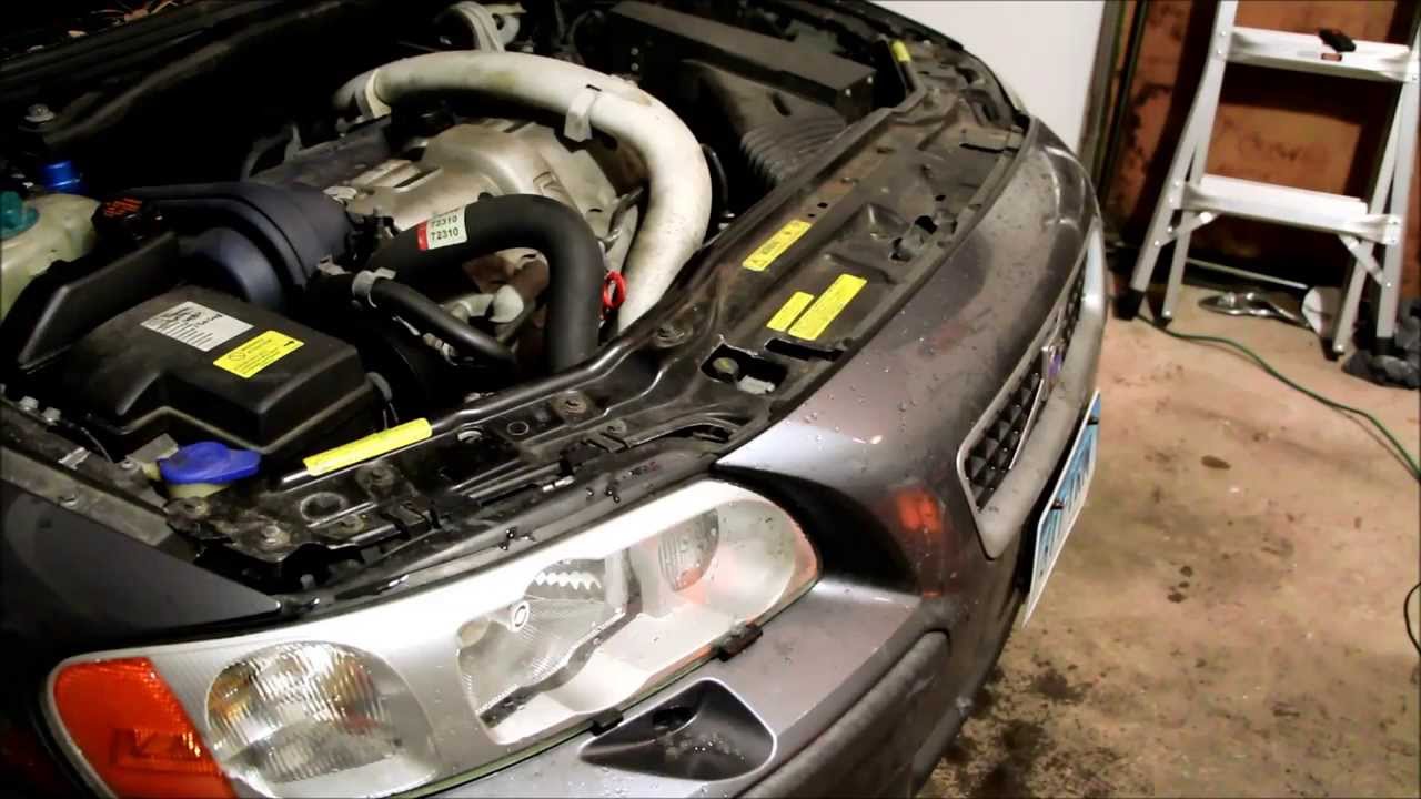 volvo s60r front bumper removal hid ballast headlight fog droopy lip