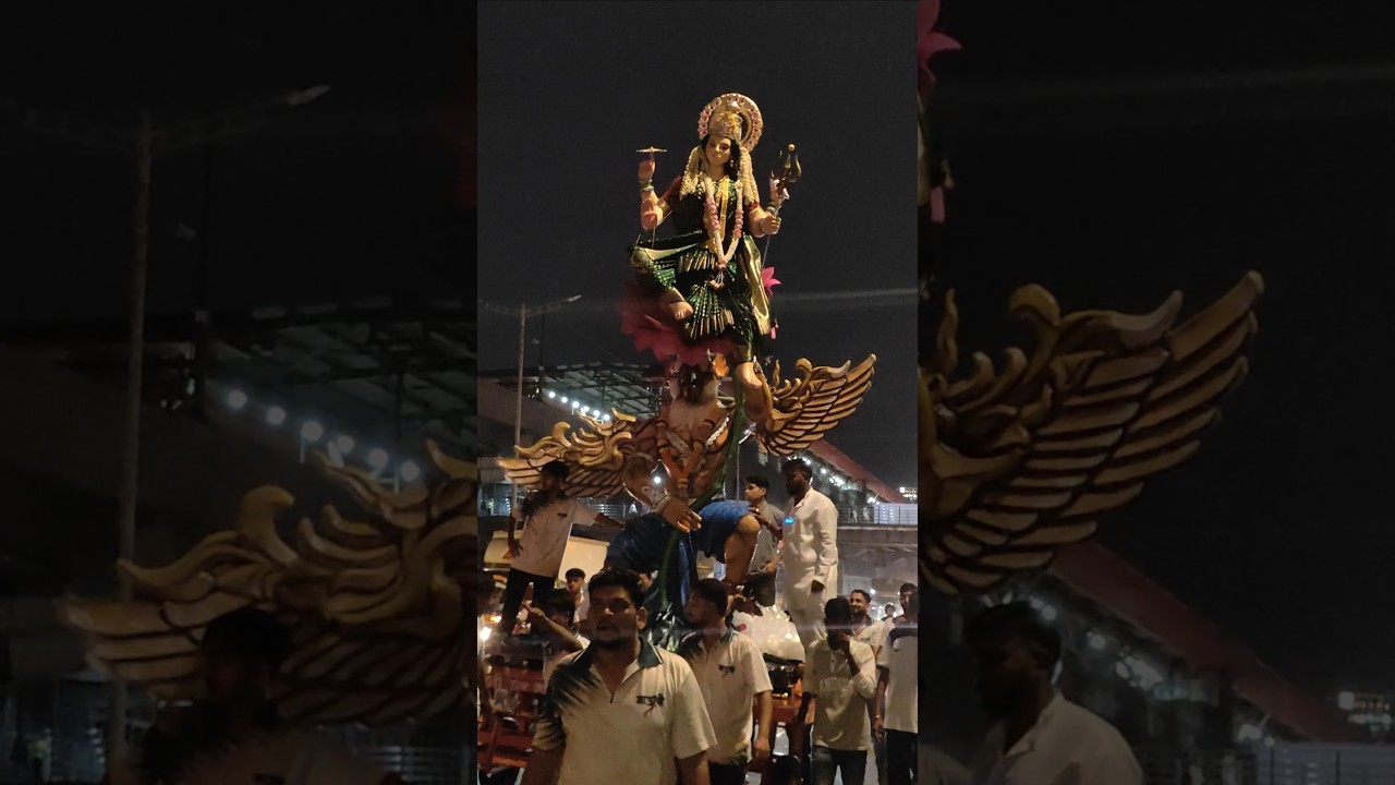 kandivali chi mauli 🙏🙇#kandivalichimauli #kandivali #mataji #matarani #navratri #mumbai #aagman #yt