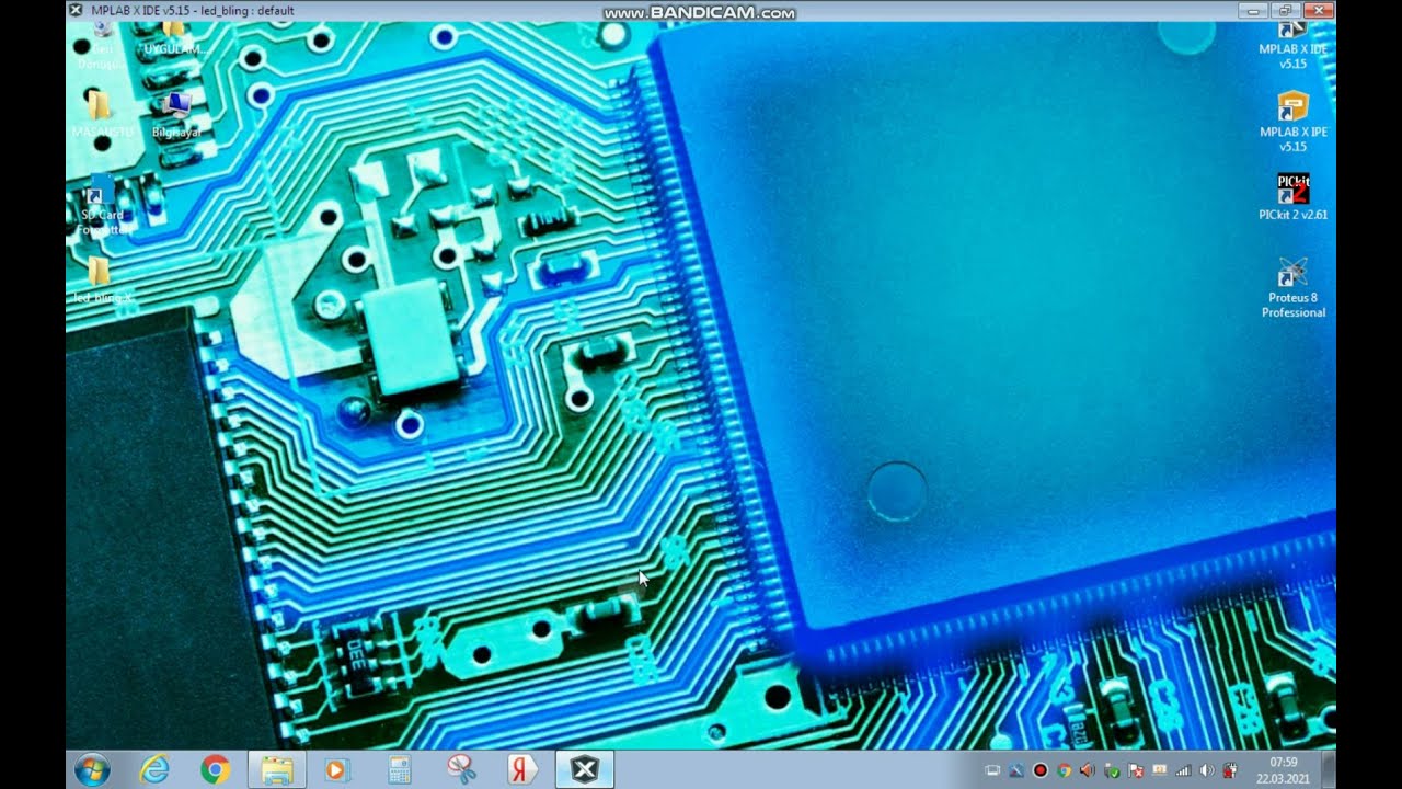 SERİNİN İLK KODU PIC16F877A İLE LED YAK SÖNDÜR  / PIC PROGRAMLAMA