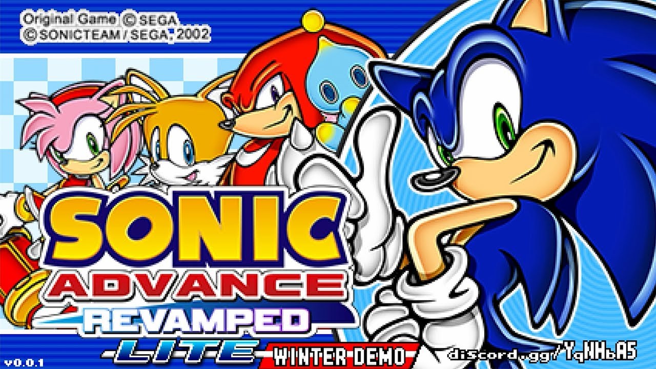 Sonic Advance Revamped LITE: Winter Demo - Normal + Jolly Mode mit Super Sonic (Fangame)