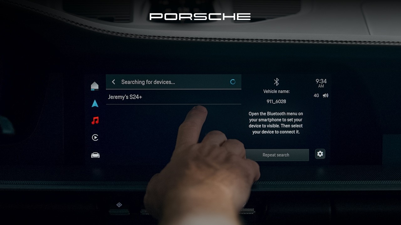 Know Your Porsche | How to Set Up Bluetooth with an Android Phone in a 2025 911 | 911 Tutorial