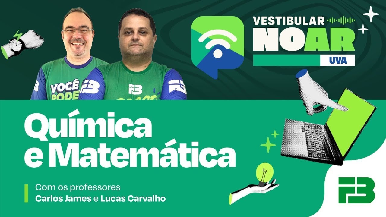 Vestibular no Ar - UVA 2026.1 - Programa 1 - Qu&iacute;mica e Matem&aacute;tica