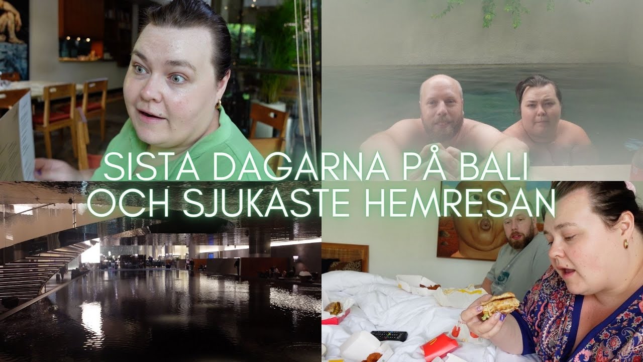 VI ÄR BAKIS OCH ÅKER HEM, SJUKASTE FLYGPLATSEN I HELA VÄRLDEN??  - Bali 2024