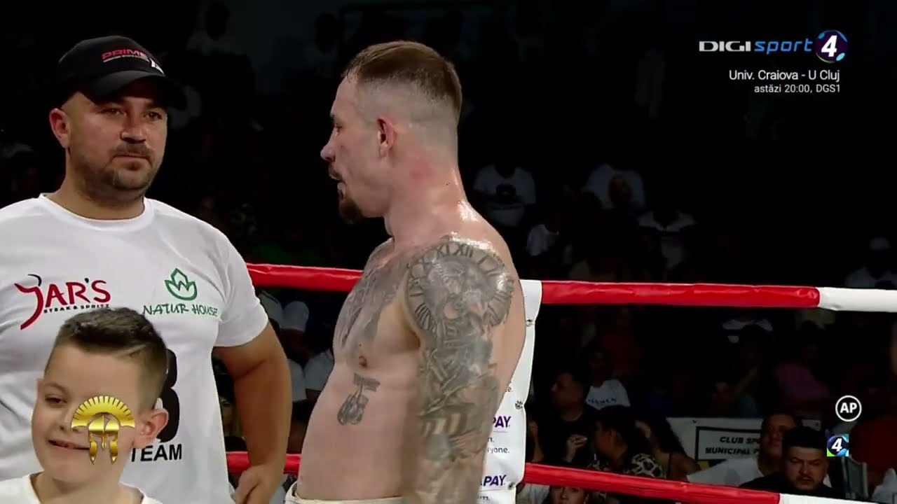 Amansio Paraschiv a revenit în ring, pentru un meci de box cu brazilianul Cavalheiro