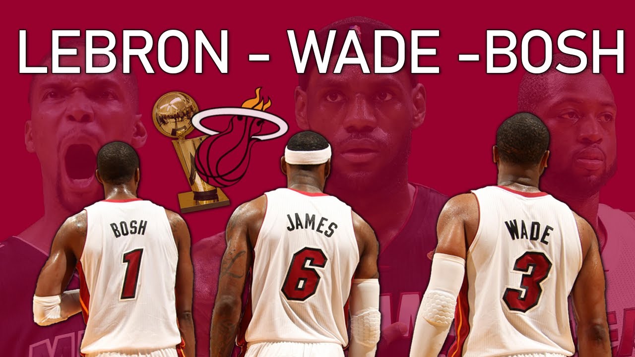 LeBron - Wade - Bosh : l&rsquo;histoire du BIG 3 du Miami Heat