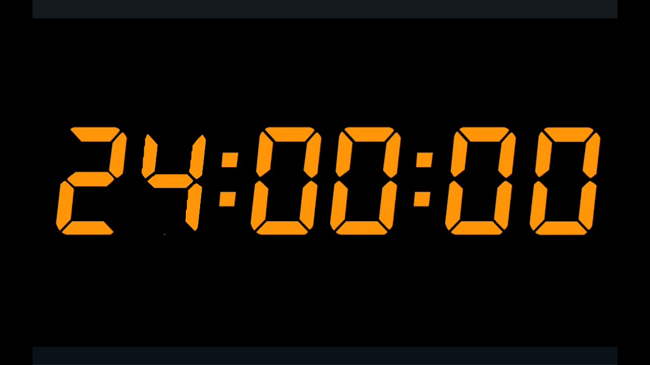 TEMPORIZADOR 24 HORAS | Cuenta atras 1 d&iacute;a | CUENTA REGRESIVA 24h | 1440 minutos