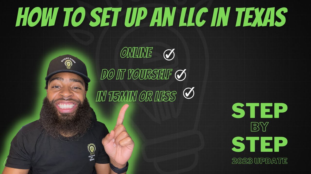 How to Set Up your LLC in TEXAS! Step by step (do it online in 15 minutes)!! 2023 Update w/FAQs