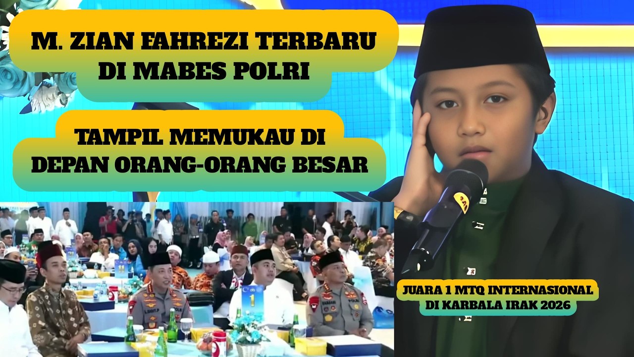 TERBARU M. ZIAN FAHREZI TAMPIL DI MABES POLRI
