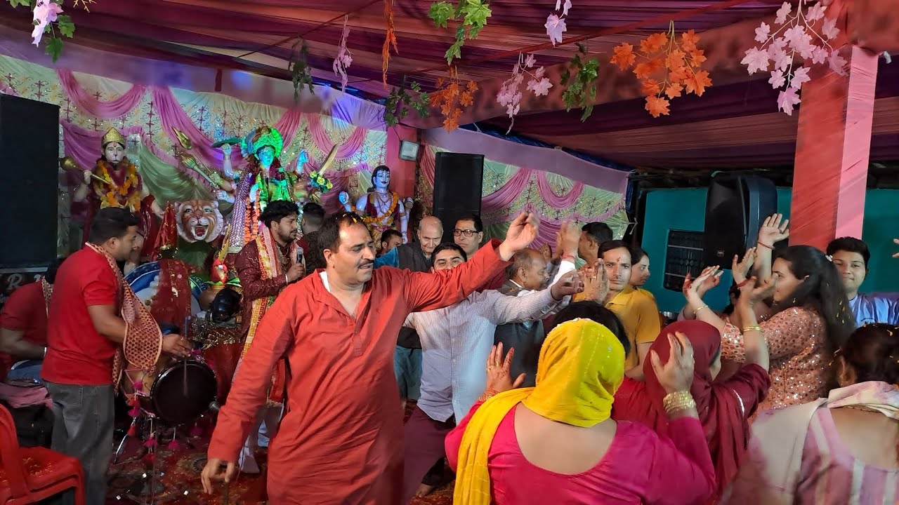 माँ भगवती जागरण नगरोटा बंगवा (कांगड़ा) | रंग बरसे दरबार मईया जी तेरे रंग बरसे | PANKAJ SHARMA