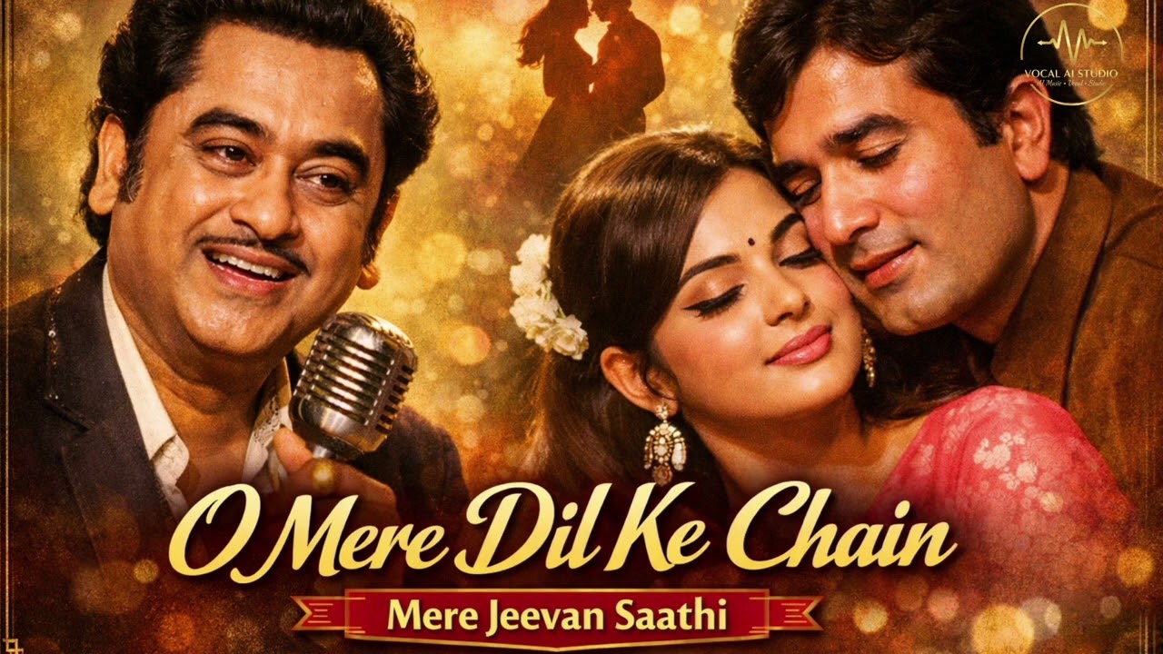 O Mere Dil Ke Chain ❤️ | Kishore Kumar Romantic Song | Old Is Gold Hindi Love Song Cover 2026