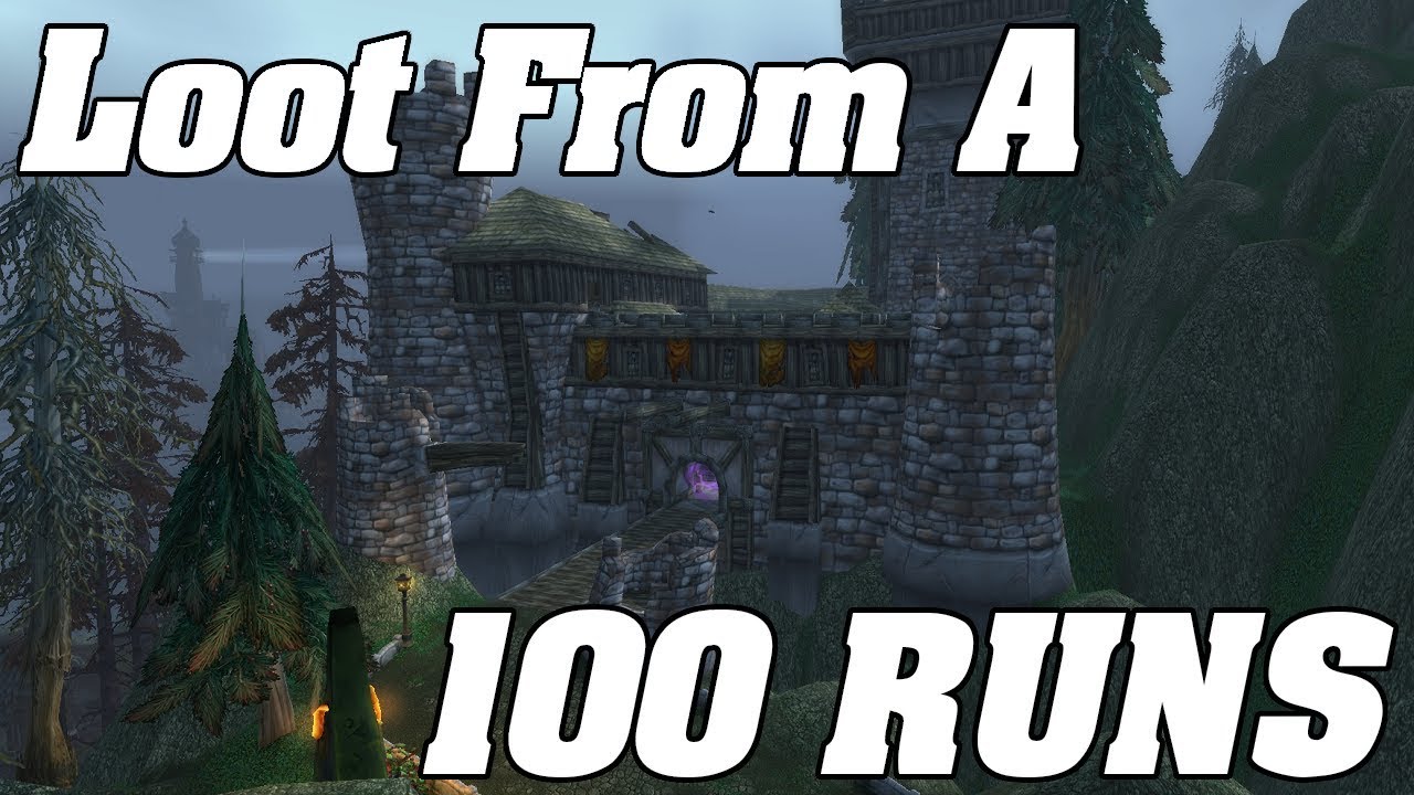 Loot From a 100 Runs in BFA | Shadowfang Keep