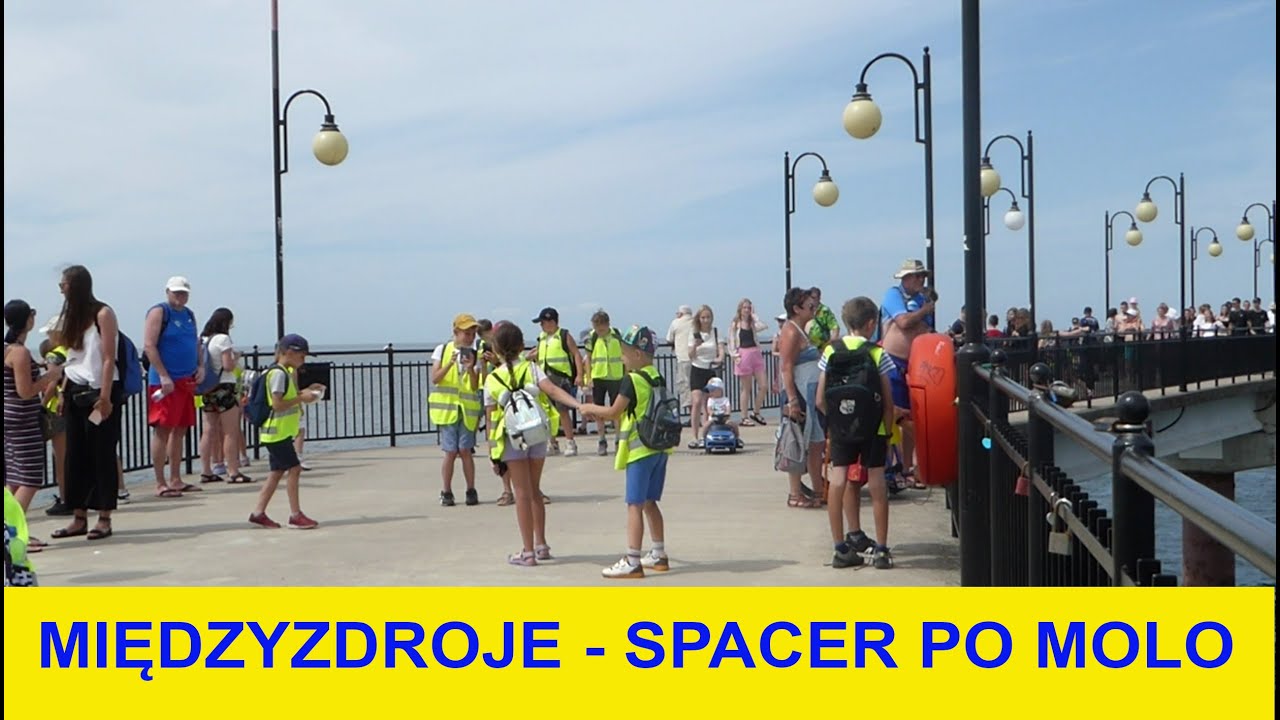 Międzyzdroje -relaksujący spacer po molo, wakacje, lato, Bałtyk. Pier, relaxing walk, summer Bałtyk.
