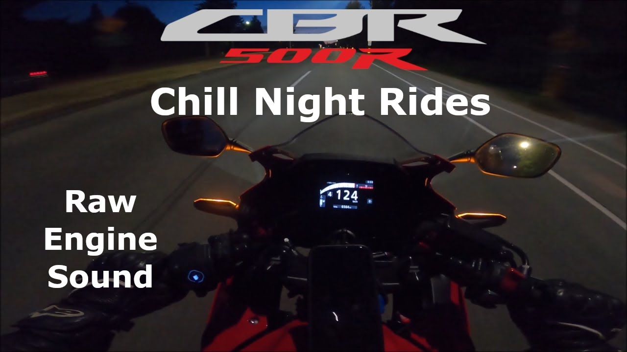 CBR500R 2024 | Night Ride | Raw Onboard POV |