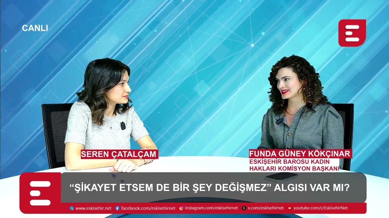 20 Dakika Seren Çatalçam Konuk Eskişehir Barosu Kadın Hakları Komisyon Başkanı Funda Güney Kökçınar
