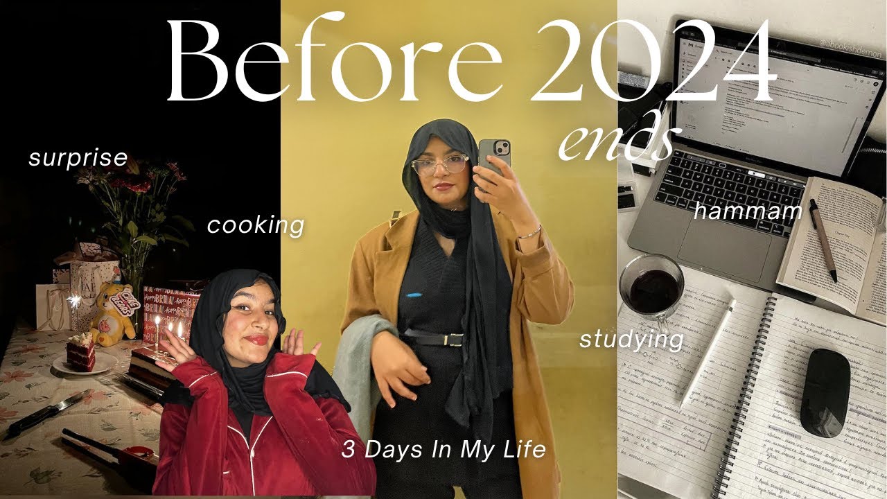 let's spend the end of 2024  together !! surprising my dad أجيو نساليو لعام مجموعين ✍️🍒🎀💌