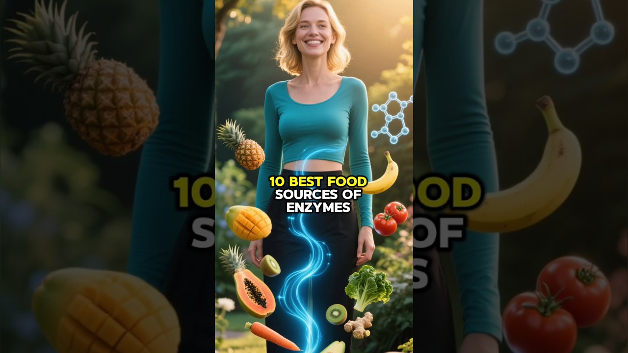 10 Best Enzyme-Rich Foods for Gut Health & Better Digestion 🍍#guthealth #digestionsupport