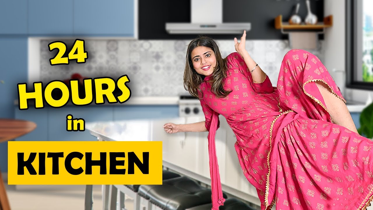 Living in My Kitchen for 24 Hours !