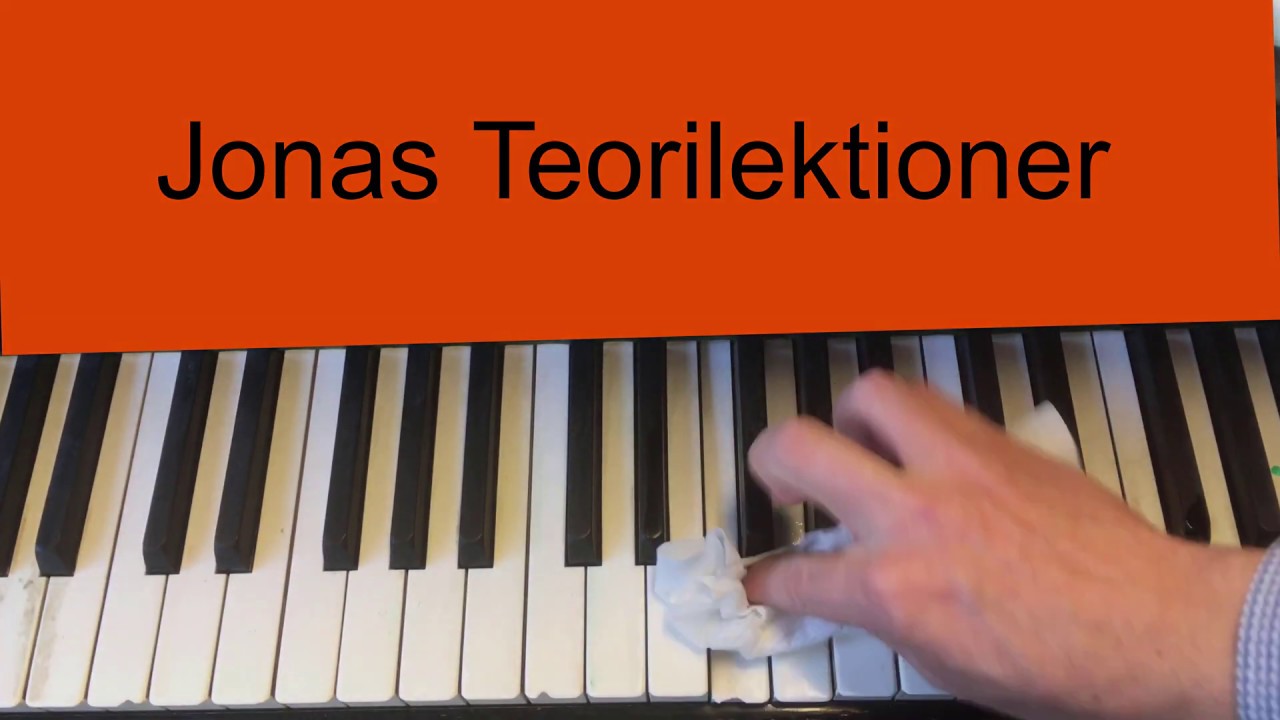 Musikteori 2 - Dur- och mollskalor, att bygga ackord