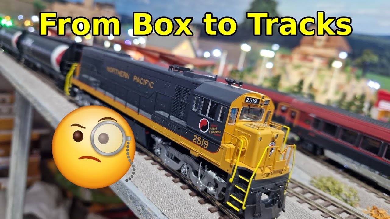 Northern Pacific Locomotive Setup - HO Scale Tutorial