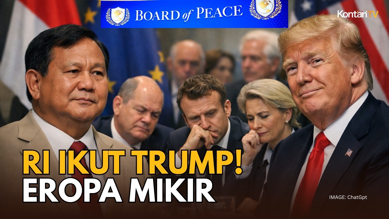 Indonesia Ikut Board of Peace Donald Trump, Eropa Masih Mikir dan Mundur
