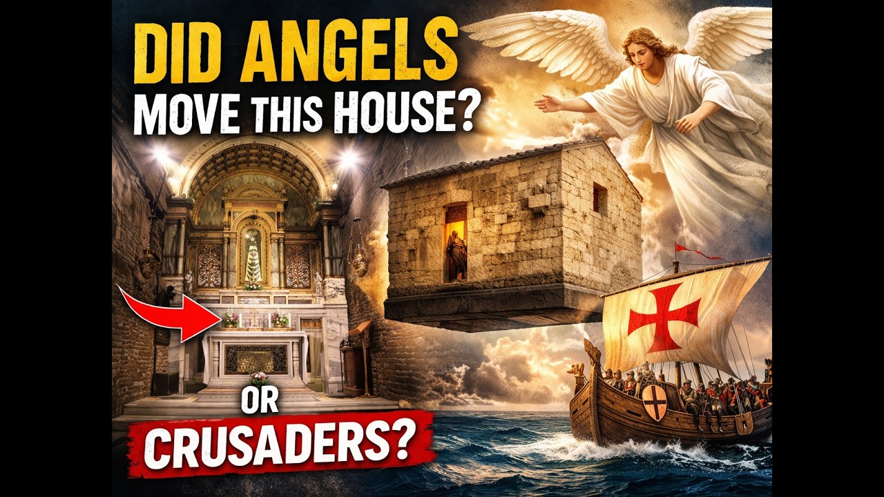 The Feast of the Holy House of Mary.  Was it brought to Loreto by Angels or Crusaders?