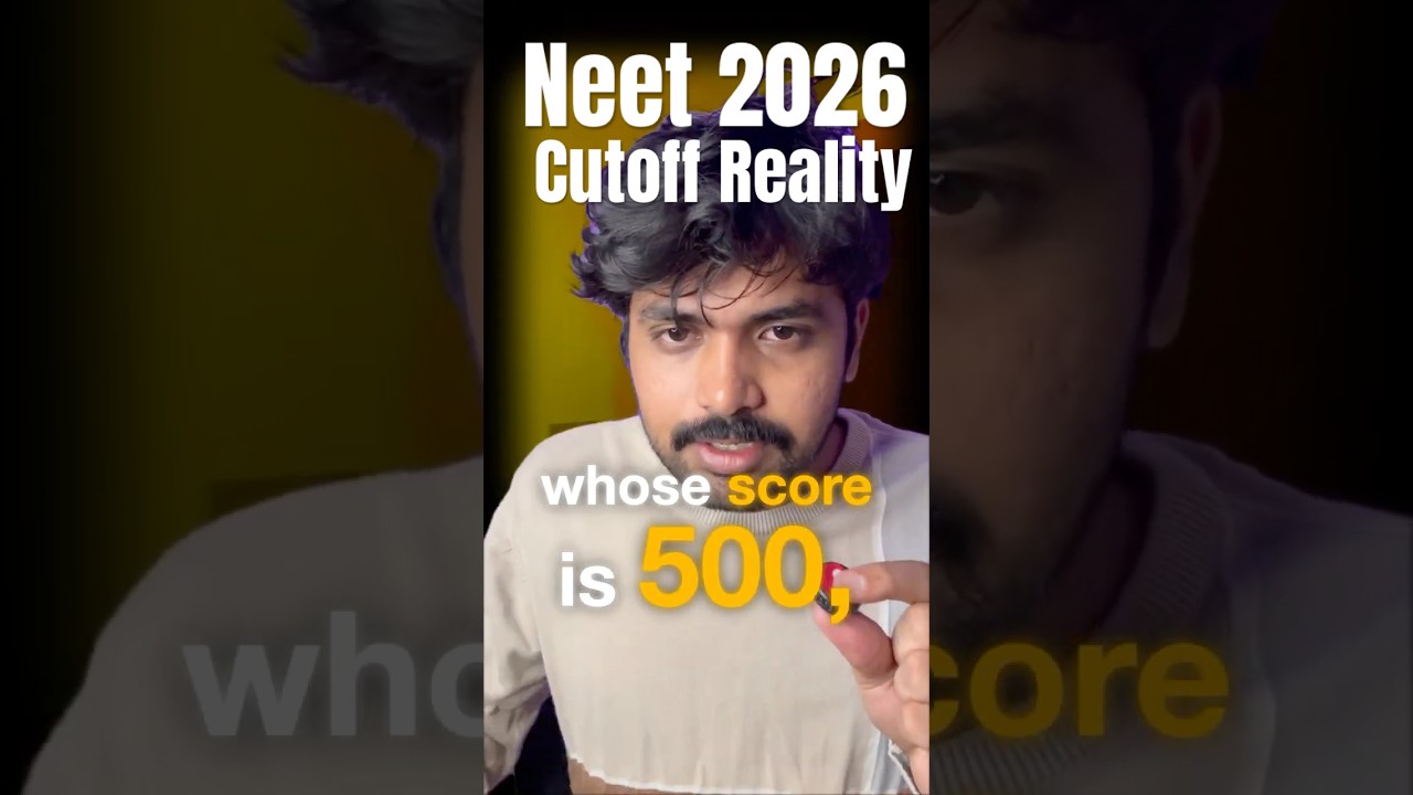 500&ndash;600 marks pe kya milega? 😱| NEET 2026 Reality
