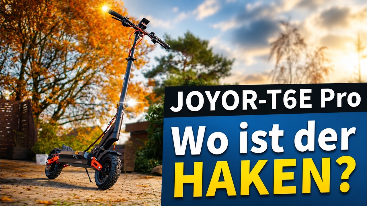 Der Preis-Leistungs-König 2025? Joyor T6E Pro eScooter in meinem Test