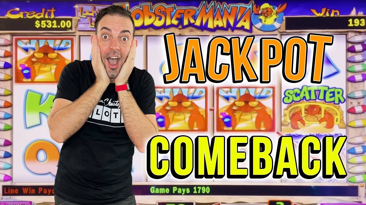 🦞 LOBSTERMANIA $25/Bets &harr; BONUS ComeBack JACKPOT!!