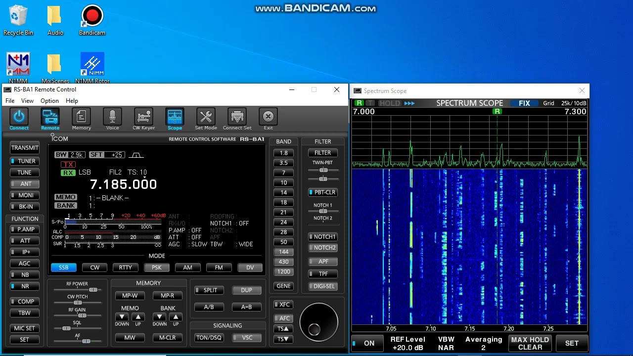 Icom ic7300- RSBA1 REMOTE/RXDAP/TXDAW!