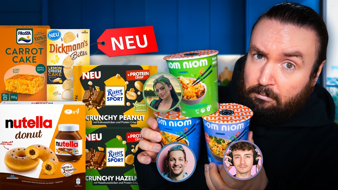 ICH TESTE NEUE SUPERMARKT PRODUKTE (denn EUCH MACHT ES GLÜCKLICH)