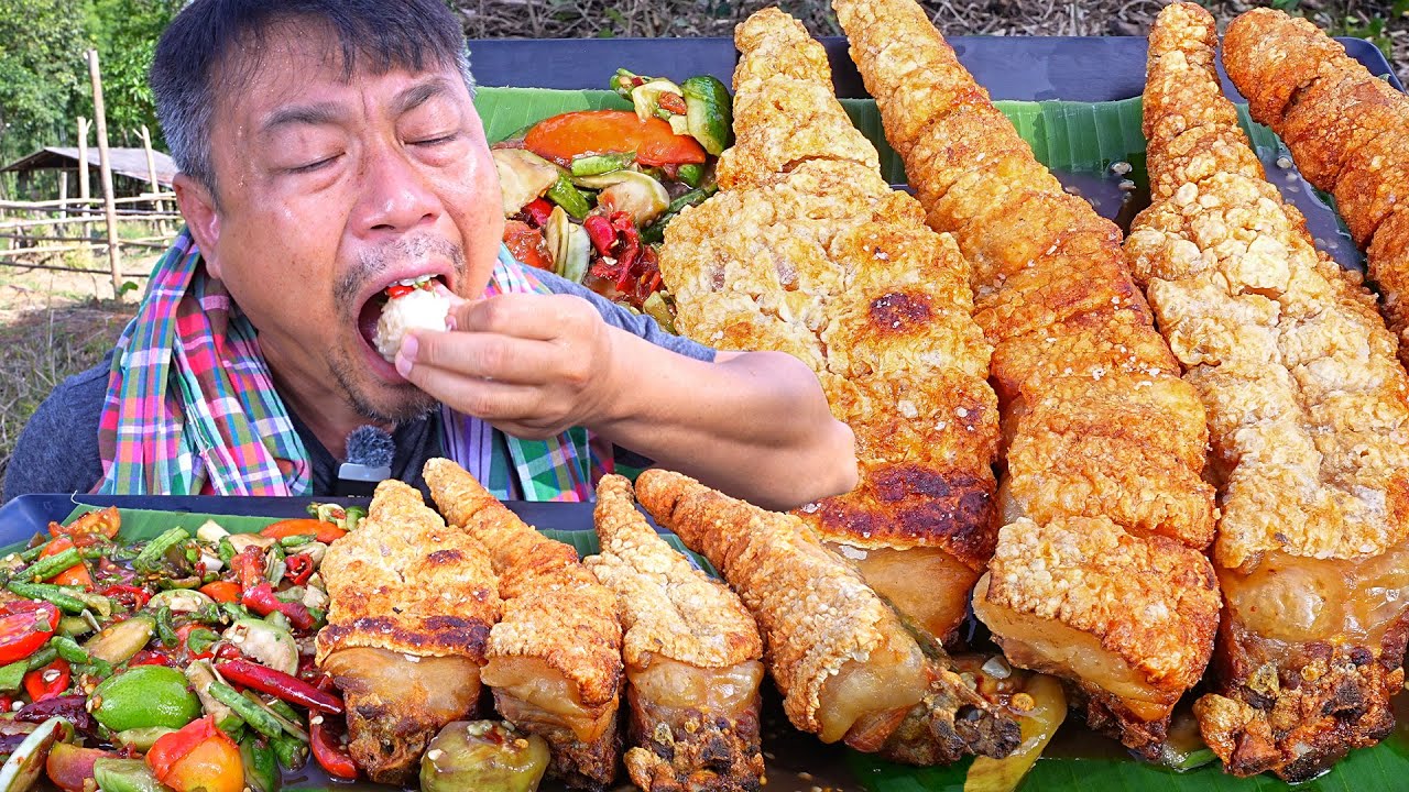 ตำถั่วเผ็ดๆน้ำปลาร้าข้นๆ หางหมูกรอบ ลำเข้ากั๋นขนาดครับ-28-09-2025-